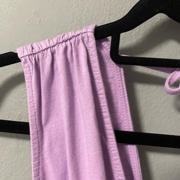 Colcci lilac v-neck smocked waist adjustable midi dress. Size Small - Picture 8 of 12